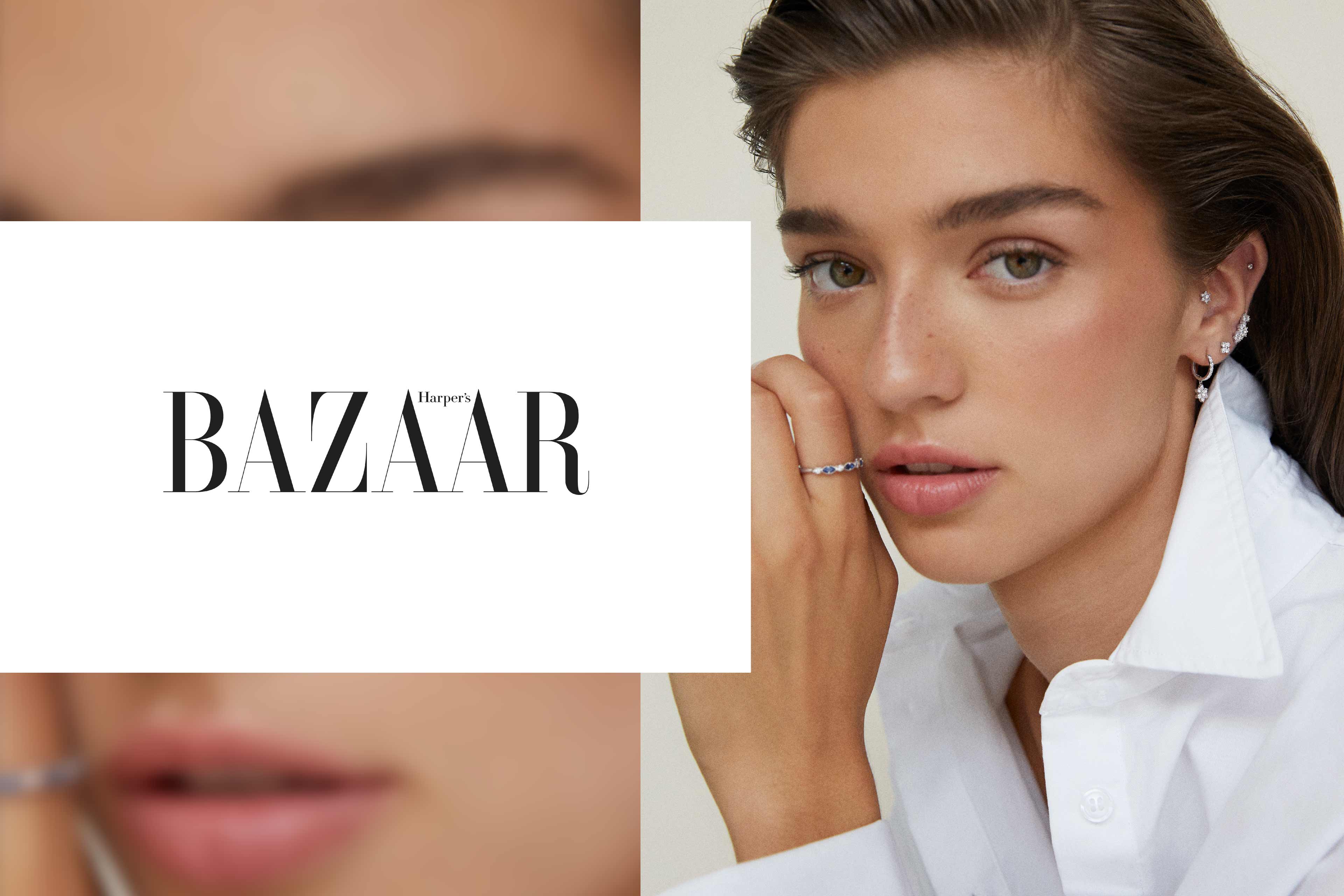 Press Home Piercings Harper's Bazaar