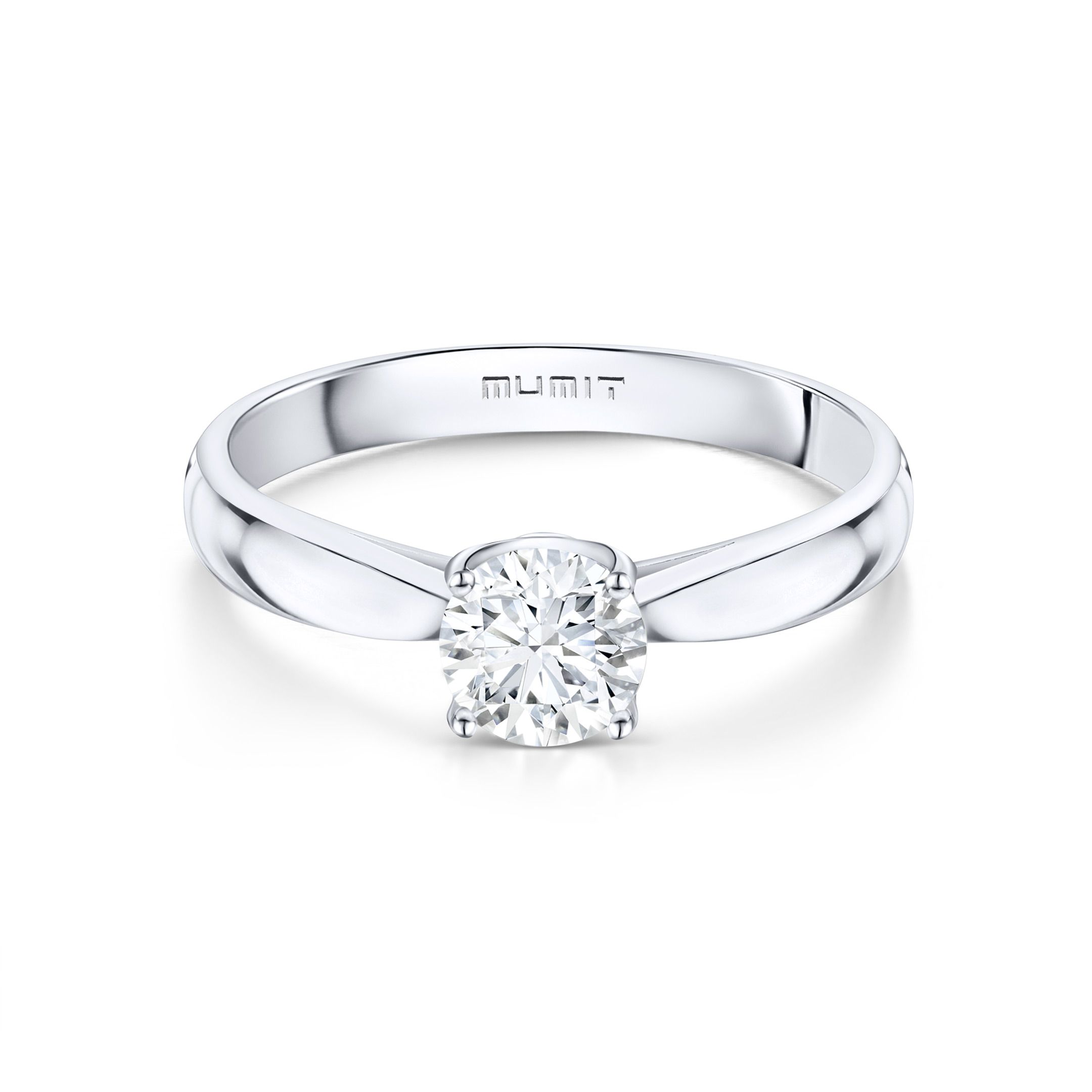 Luxury Design 2.50 Carat Diamond 18K White Gold Engagement Ring - Ajretail  Your One-Stop Destination for Lab Grown Diamonds, Gemstones, and Jewelry  Wholesale and Export