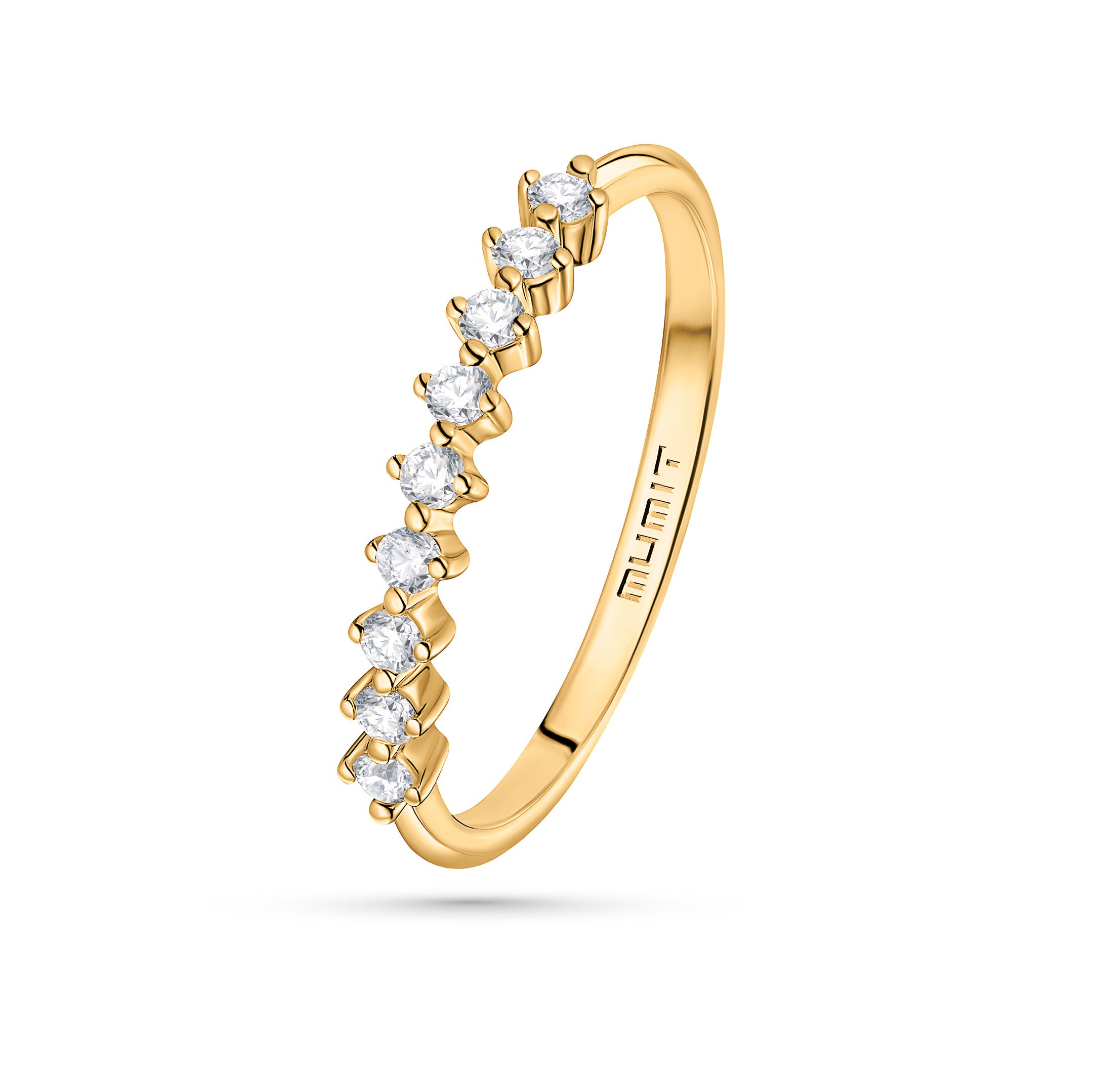 Sortija Everline de Diamantes en Oro Amarillo de 18 Kt