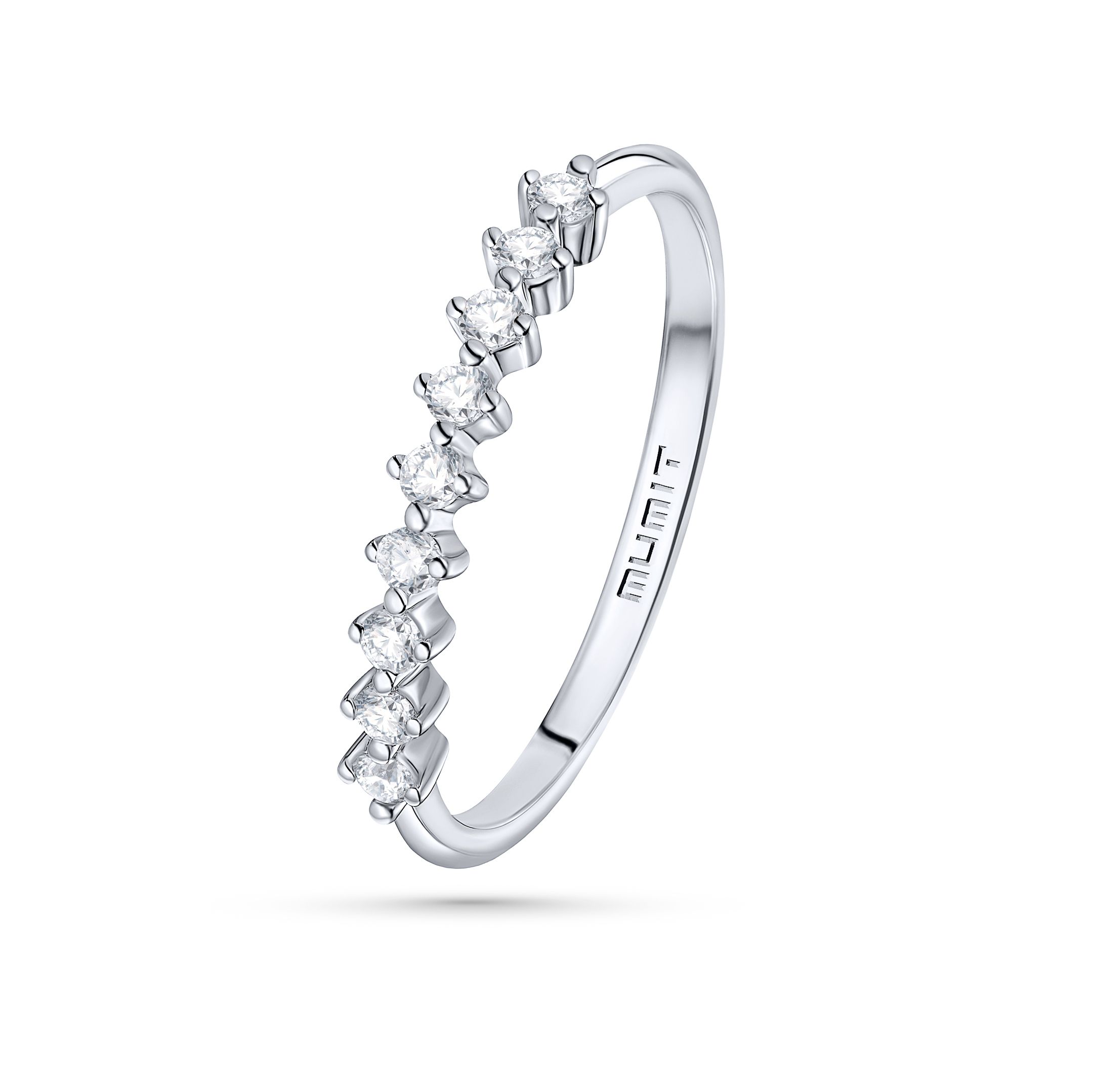 Sortija Everline de Diamantes en Oro Blanco de 18 Kt